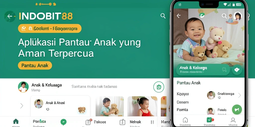 Tampilan antarmuka aplikasi INDOBIT88 yang intuitif dan informatif.