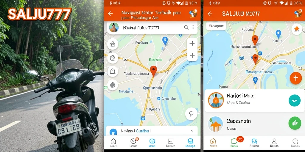 Tampilan antarmuka SALJU777 yang intuitif untuk navigasi motor.