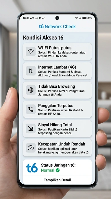 Tampilan link alternatif t6